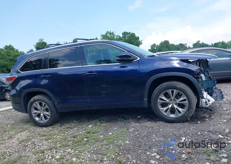 2015 Toyota Highlander Xle from USA, damaged, VIN 5TDKKRFH7FS066426